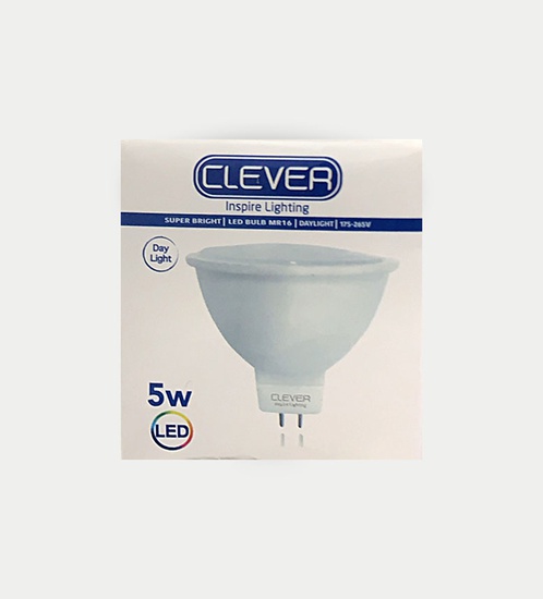 CLEVER LED GU 5.3 Spot light 5w - Warm White