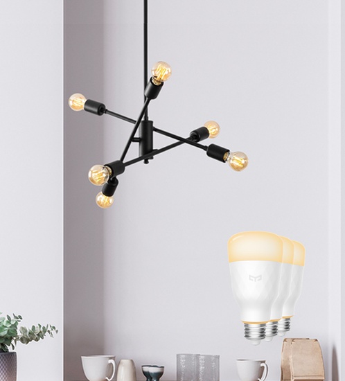 Ozbest Chandelier + 6 Smart Bulbs