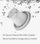 Xiaomi Mi Vacuum Cleaner mini HEPA Filter (2-Pack) (BHR4681CN)