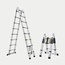 Telescopic ladder folding 2.1m A type