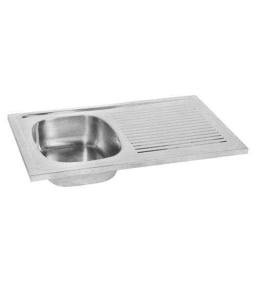 Practic Stainless steel kitchen sink 1 bowl 1 drainer