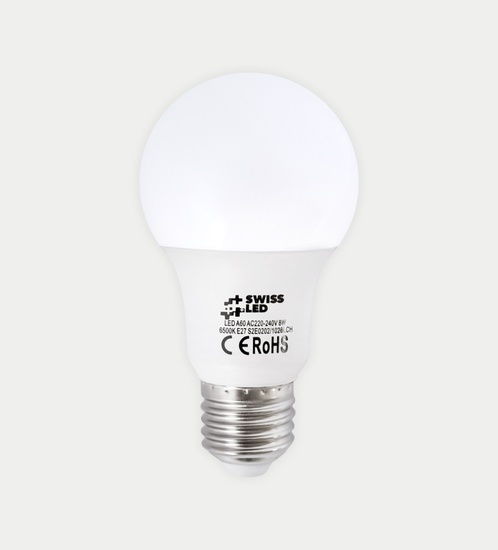 SWISS LED Bulb 8w - cool white