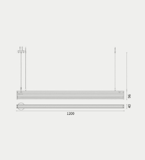 Linear Luxury Wooden lights