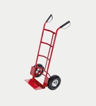 Two wheel red hand trolley