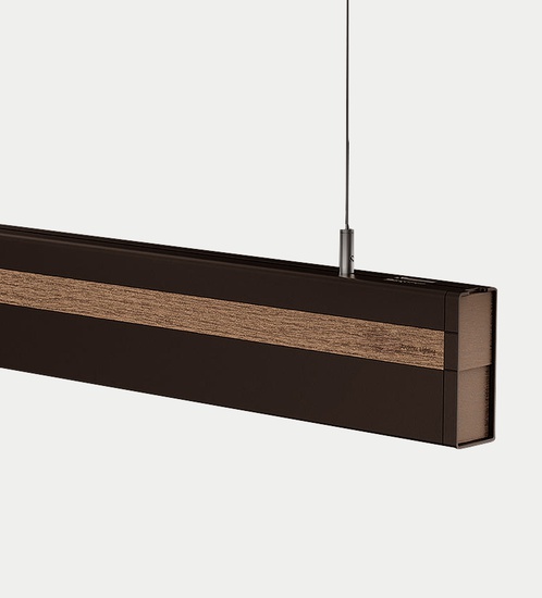 Linear Luxury Wooden lights