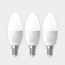 BRIGHT BEAM C37 LED Candle light 5w  Warm white-3 pieces