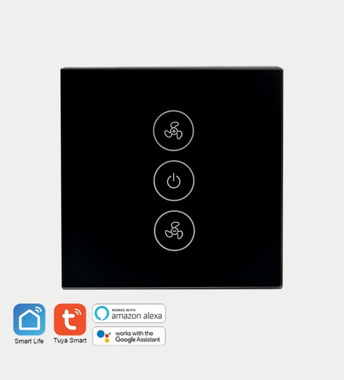 WiFi - Fan smart switch - Black