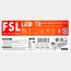 FSL LED 9w T8 glass tube - Day light