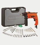 B+D 650W Hammer Drill Kit
