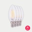 BRIGHT BEAM C35 LED Candle bulb 4w - Warm white