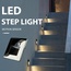 LED Motion sensor step light 2W- Chrome
