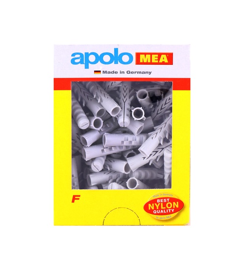 APOLO Nylon fisher screw wall plug 8mm