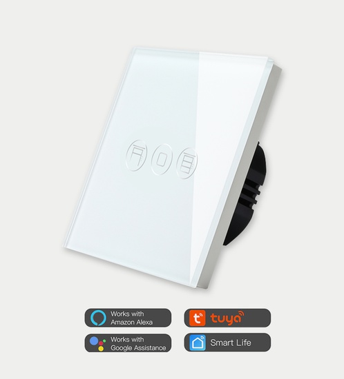 WiFi Smart switch - White with installation