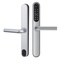 Double finger Smart Lock - Aluminium Doors With installation- Silver