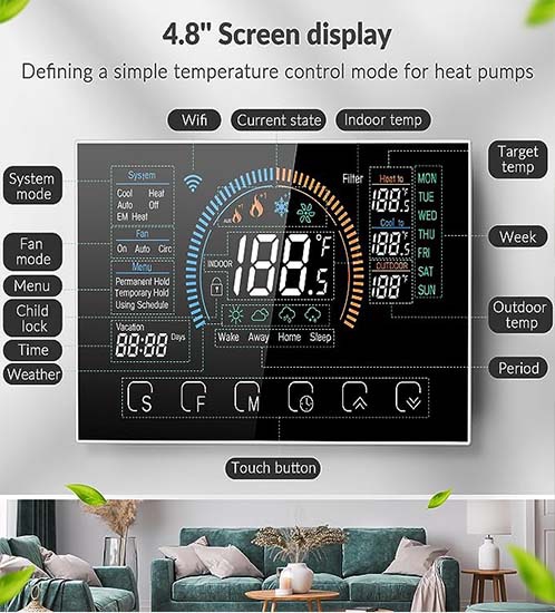 Smart Ac Thermostat - with installation