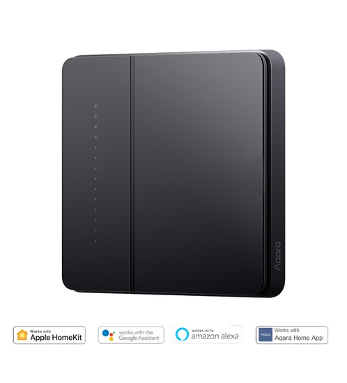 Aqara Wall Switch Z1 Pro 1 Rocker Dimmer Black