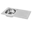 Practic Stainless steel kitchen sink 1 bowl 1 drainer