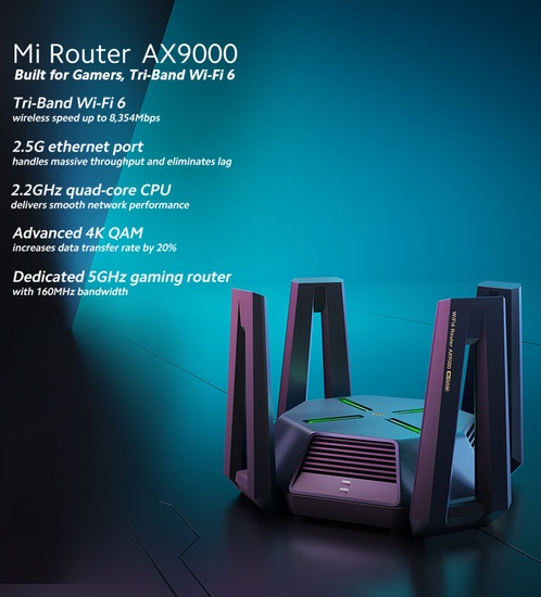 Xiaomi Mi Mi Router AX9000 (DVB4304GL)