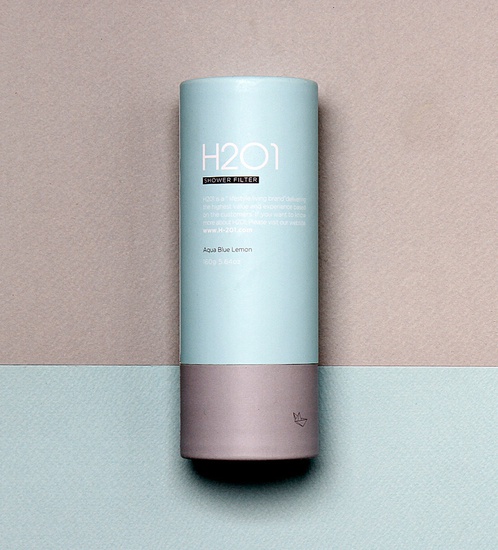 H2O1 Vitamins Shower Filter -Aqua Blue lemon