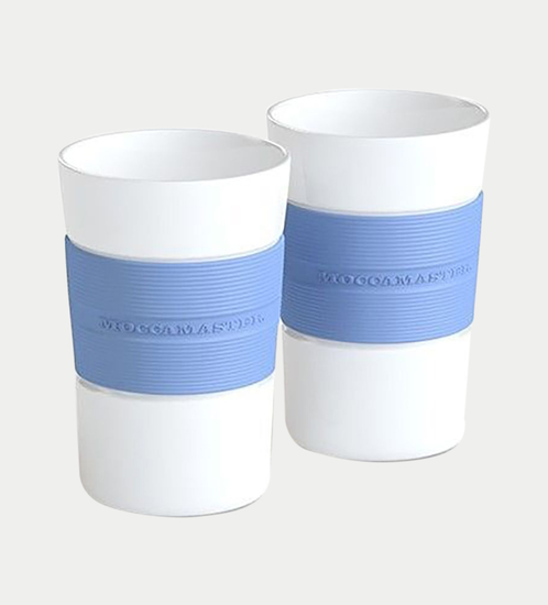 موكاماستر -  2 كوب قهوة -  أزرق سماوي