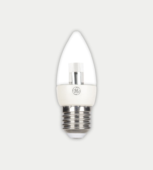 GE LED B35 Candle Bulb 4.5W - Warm white Dimmable