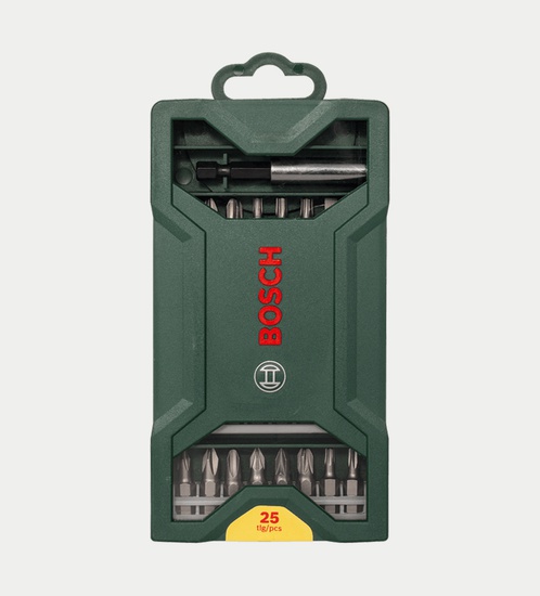 Bosch 25-Piece Mini-X-Line screwdriver bit set