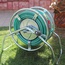 Alayed Steel reel with garden hose