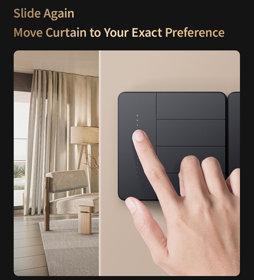 Aqara Wall Switch Z1 Pro 4 Rocker Dimmer Black