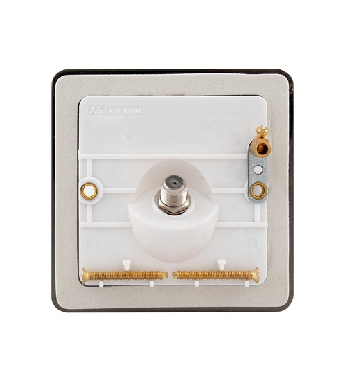 A&T 1 Gang Satelite Socket