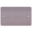 A&T 2 Gang Blank Plate 3mm
