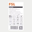 FSL LED 6w Reflector bulb R50 - warm white