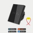 WiFi - Smart Touch Switch 2 Gang - Black