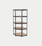 Corner shelf (180 H X 90 X 40 X) Grey color