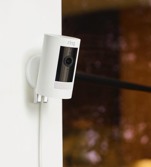 Ring Stick Up Camera Wired White