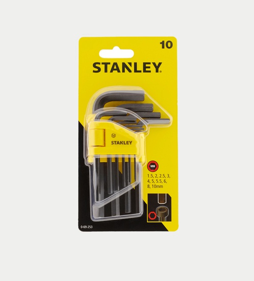 ستانلي مجموعة مفاتيح شدات قياس 10 قطع