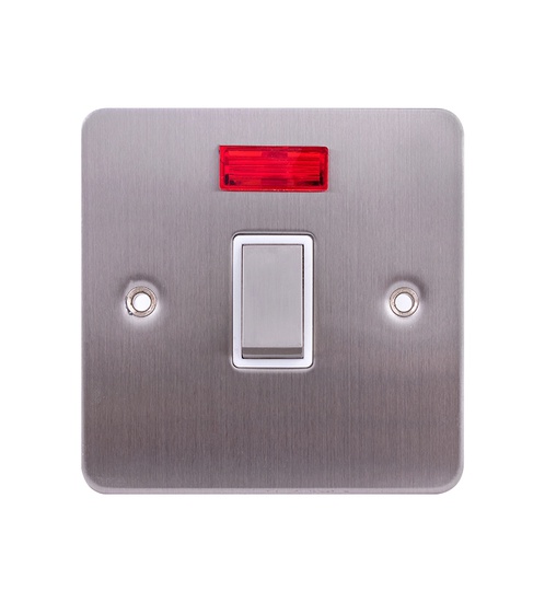 A&T 20A 1 Gang Double Pole Switch With Neon