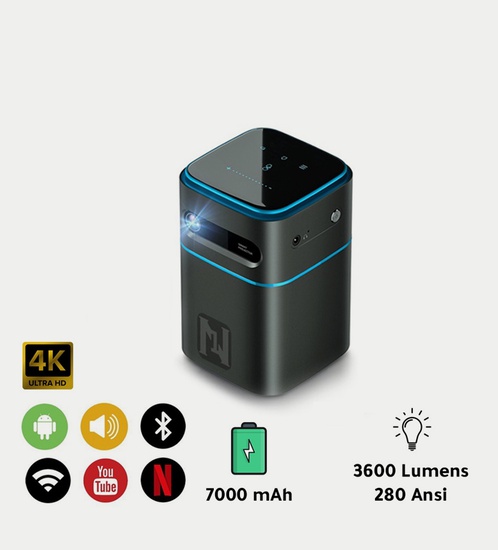 3600 Lumens Projector - Battery