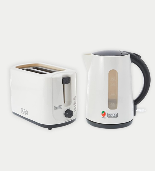 B+D 2 Slice Toaster + 1.7L Electric Kettle