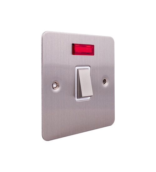 A&T 20A Double Pole Switch With Neon 5mm