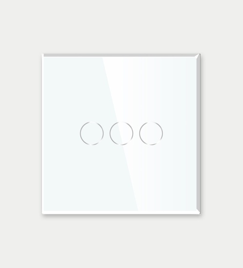 Smart Switch 3 Gang - White with installation