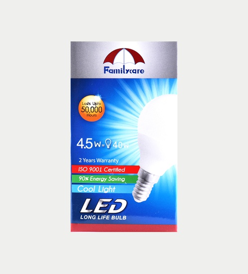 Familycare LED 4.5w Bulb - Cool light