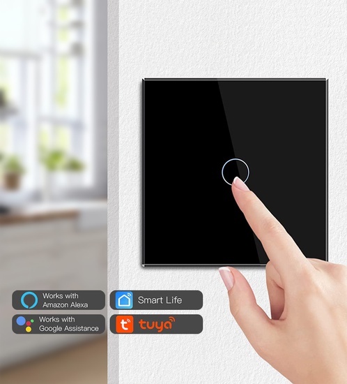 Universal WiFi Smart Touch Switch 1 Gang
