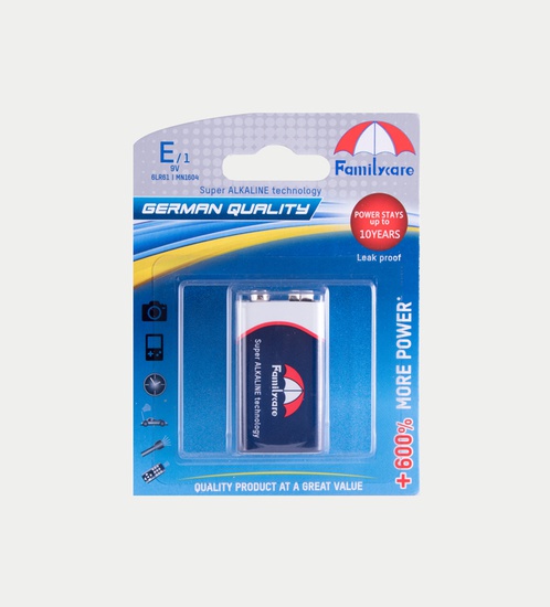 Familycare E9V-6LR61 Alkaline battery