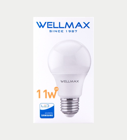 WELLMAX  A60 LED Bulb 11w - Warm White