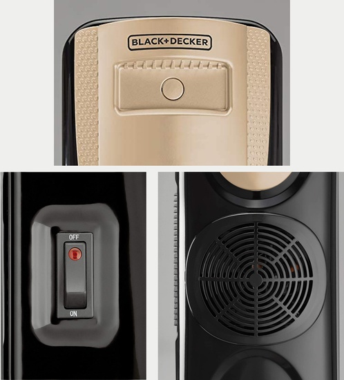 B+D 2500W Oil Radiator Heater