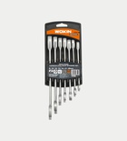 7 pcs fixed combination gear spanner set