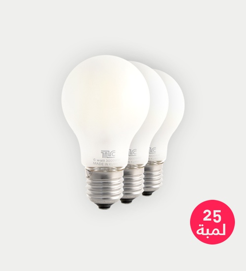 TLC LED E27 Filament Bulb 6w - Daylight