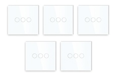 Smart Zigbee Switch 3G 86x86 mm Glass Touch with installation