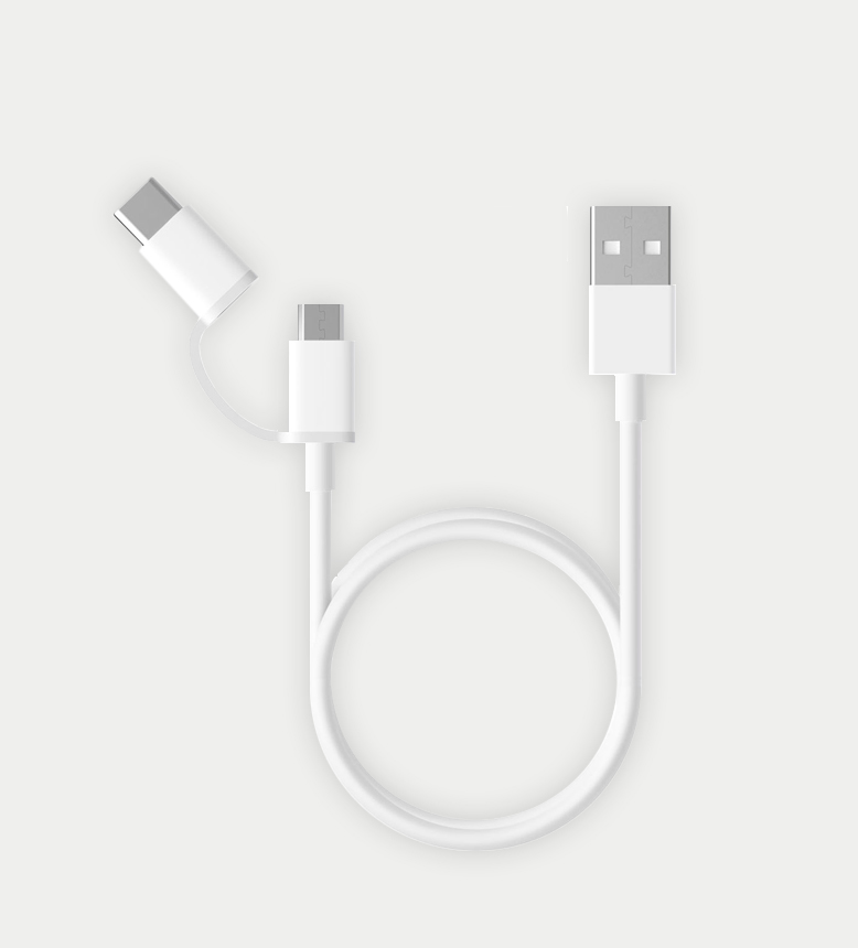 Xiaomi Mi 2-in-1 USB Cable (Micro USB to Type C) 100cm (SJV4082TY ...