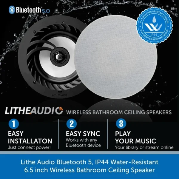 Lithe_Audio_Bluetooth_5_IP44_Water-Resistant_Wireless_Bathroom_Ceiling_Speaker_3_700x700.jpg سماعات ليث للسقف واي فاي - مقاومه للماء